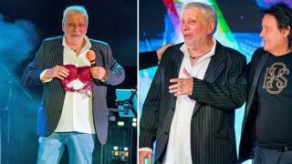 На концерта с Богдана: Замерят със сутиени Стефан Димитров (СНИМКИ)
