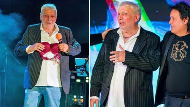 На концерта с Богдана: Замерят със сутиени Стефан Димитров (СНИМКИ)