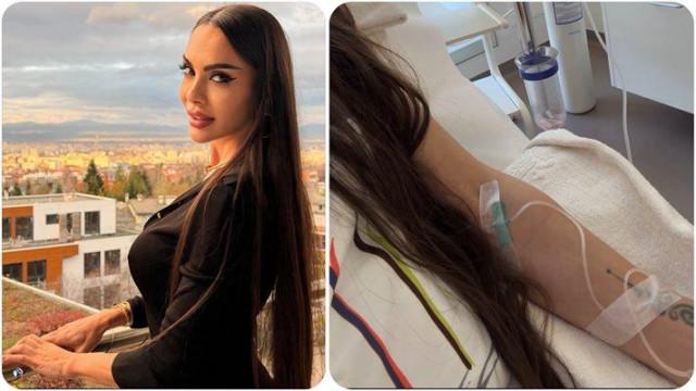 Певицата Лияна сподели видео от болнична стая в което се