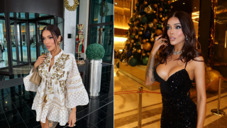 Диона в Дубай за Коледа (Горещи снимки)