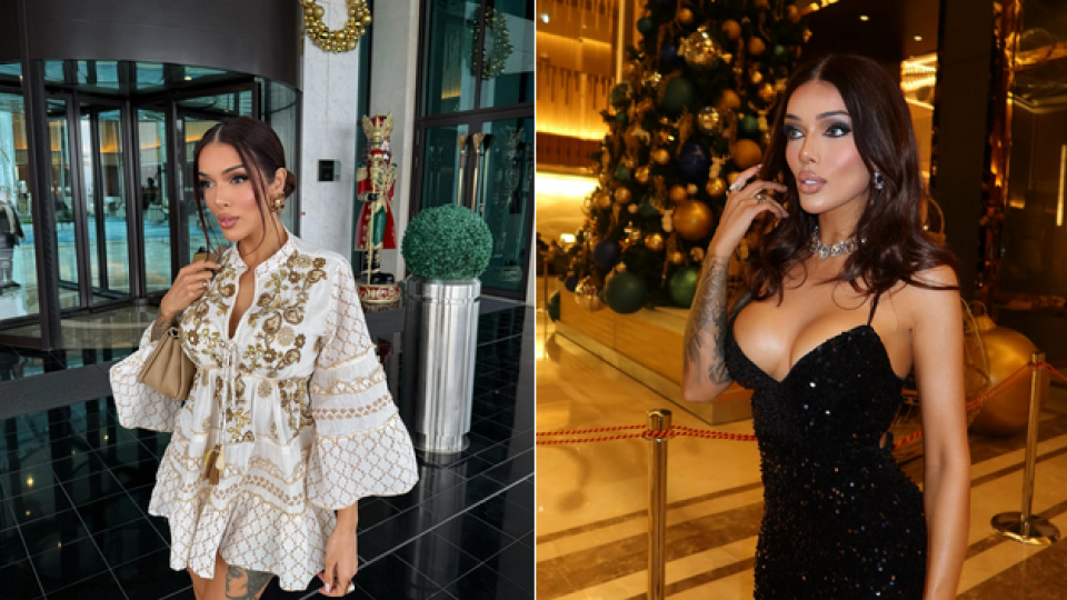 Диона в Дубай за Коледа (Горещи снимки)