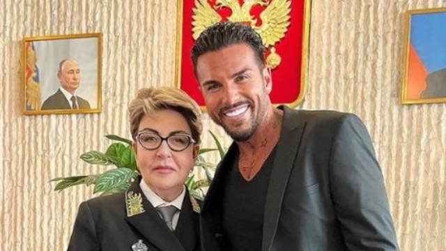 Благо се похвали в Инстаграм с фото с руската посланичка