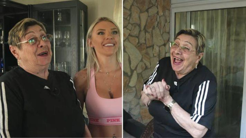 Бабата на Маргото от "Игрите" е интернет сензация - скача с парашут и пие ракия