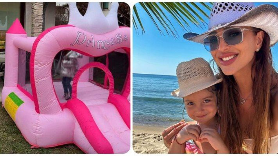 Глория глези внучката като принцеса