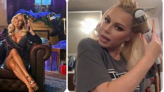 Камелия се ядосва на маша за къдрене