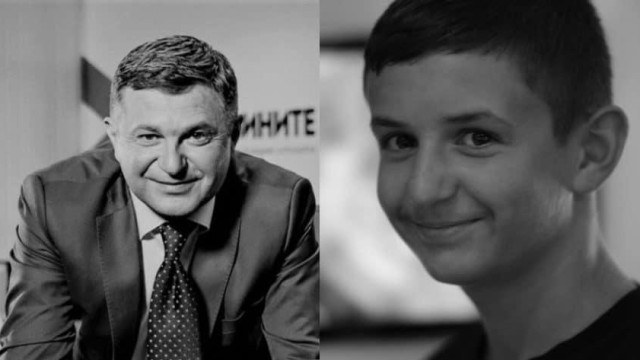 Синът на покойния Милен Цветков 13 годишният Боян е копие