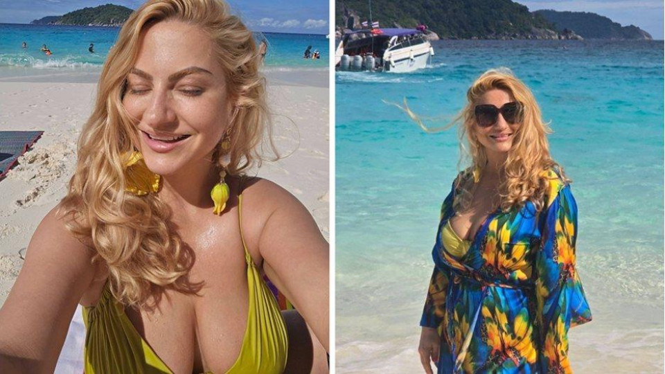 Нели Хаджийска  заголи гръд в Тайланд