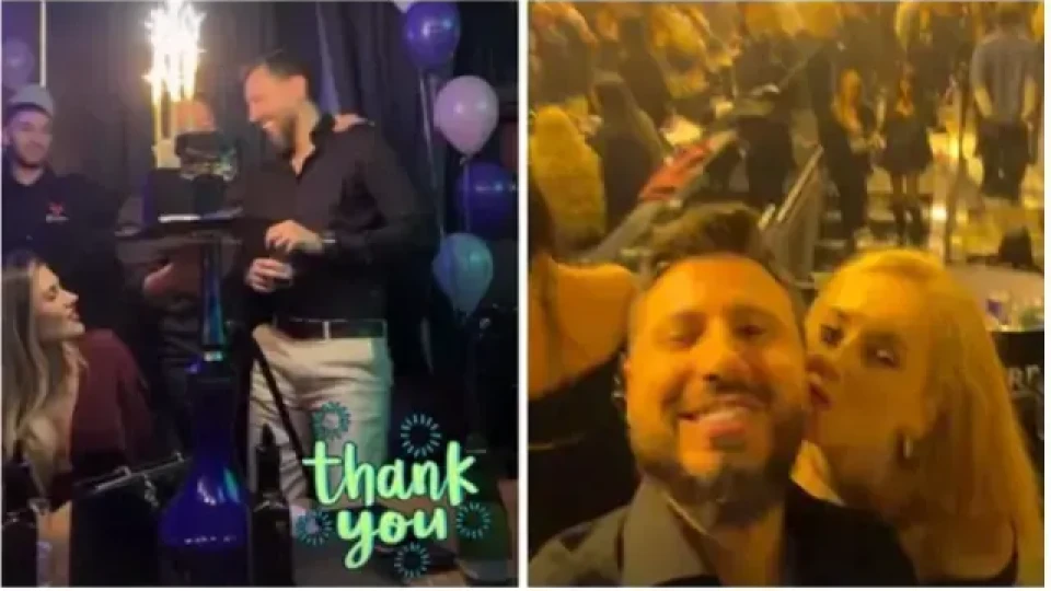 Мартин Елвиса празнува ЧРД с бившата и настоящата