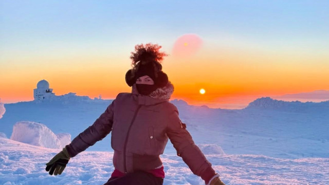 Ермина Боянова от Сървайвър си направи истинско приключение посред зима