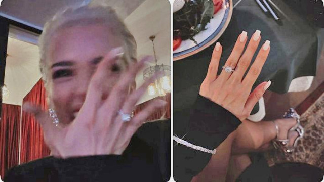 Лидия показа годежен диамант