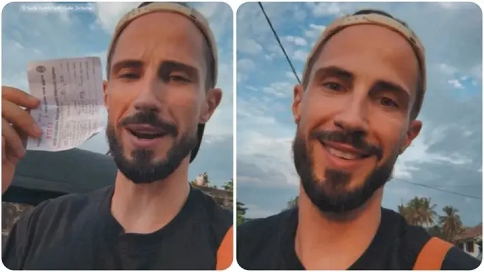 Наум Шопов отнесе глоба  за паркиране в Шри Ланка