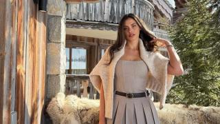 Жената на Сашо Кадиев се фръцка в Куршавел