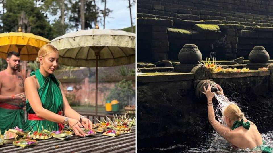 Влюбената "кака" Маги Томова пречиства Калоян на остров Бали