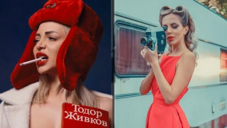 Жанета Осипова позира топлес с Тодор Живков