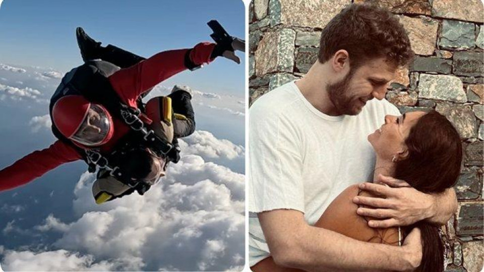 Никол скочи от парашут след раздялата с Везенков