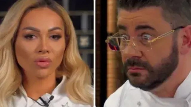 Нора Недкова  надига водки в  „Хелс Китчън”