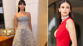 Нина Добрев шокира с чаша вино и опасни йога пози! (ВИДЕО)