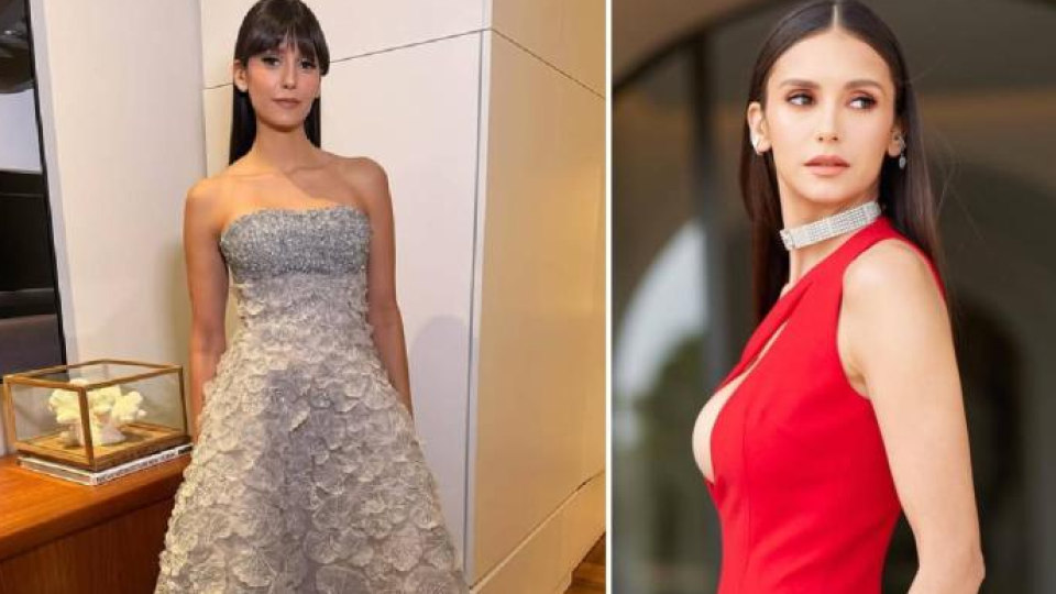 Нина Добрев шокира с чаша вино и опасни йога пози! (ВИДЕО)