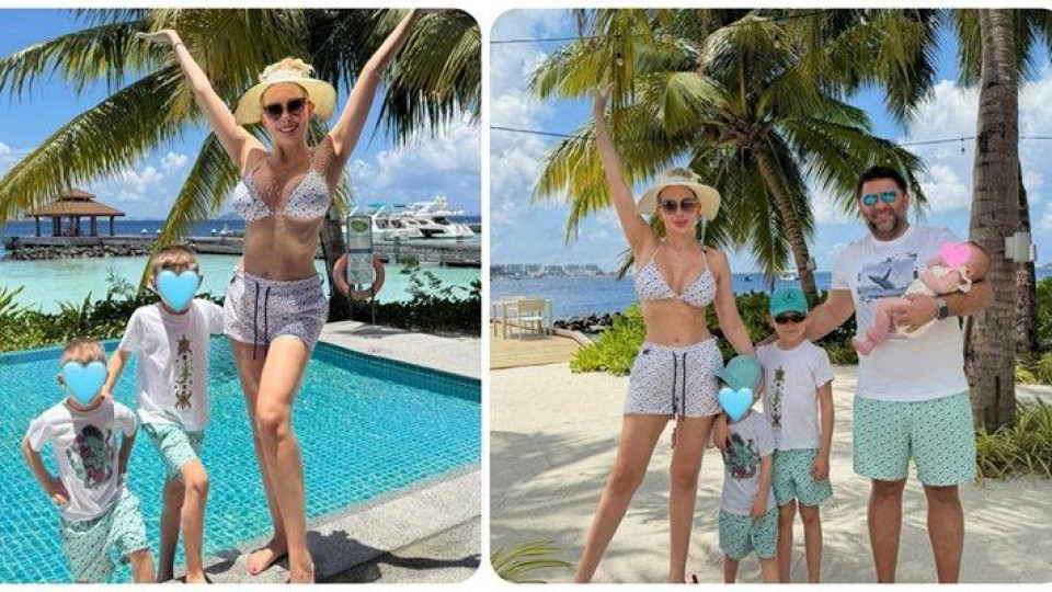 Антония Петрова: Бебето ми се влюби в Малдивите!