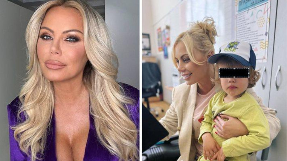 Камелия гласува с детето