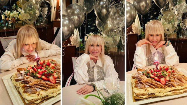 Голямата естрадна прима на България Лили Иванова отпразнува вчера