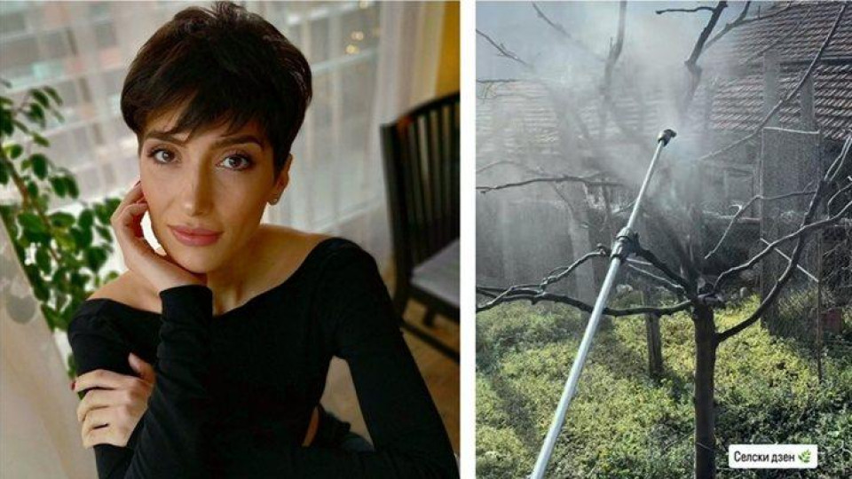 Ромин Андонова плеви градината преди мача на "Левски"