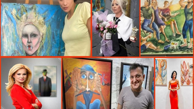 Рисуването: Новата страст на звездите! Андреа, Зуека, Диана Димитрова хванаха четката (+ОЩЕ)