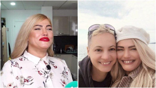 Жана Бергендорф  зарадва жена си с роза
