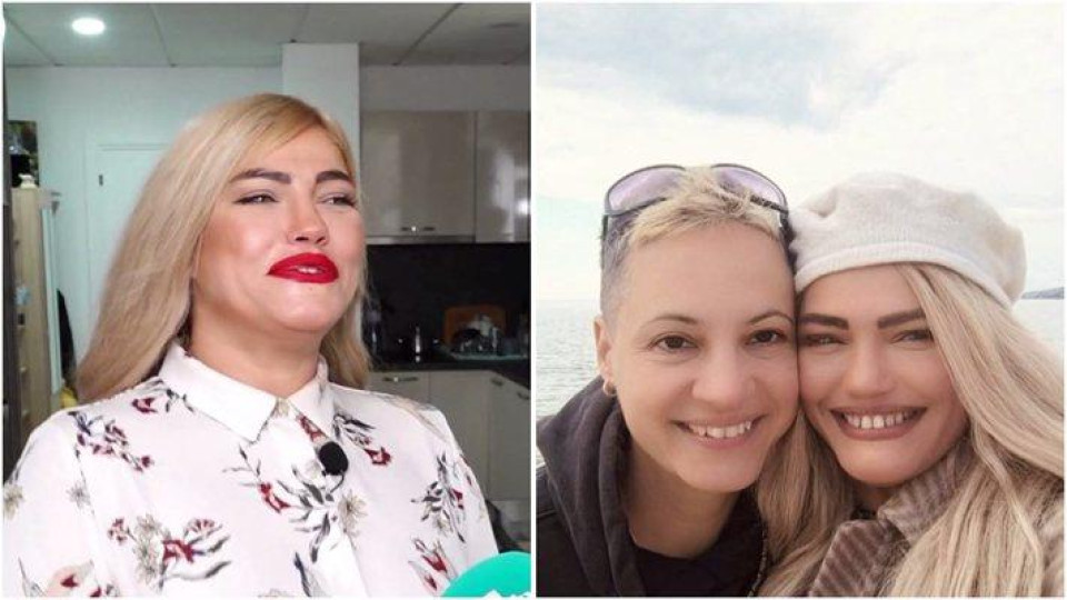 Жана Бергендорф  зарадва жена си с роза