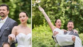 Весела Бабинова тайно мина под венчило и вече е Зомбори (СНИМКИ)