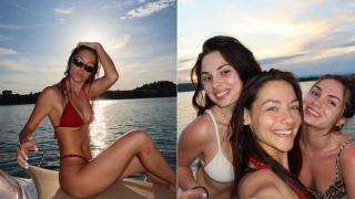 Гаджето на Юлиан Костов води моминско парти в Гърция (Снимки)