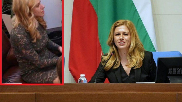 СЪСИПАХА шефката на парламента Доцова заради ГАФ с разголена рокля (СНИМКИ)