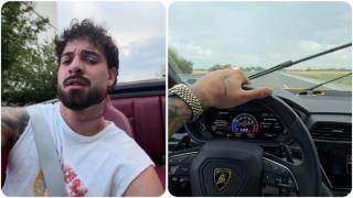 ЦИНИЧНО: Емрах показа среден пръст на закона! Пусна видео как фучи с бясна скорост