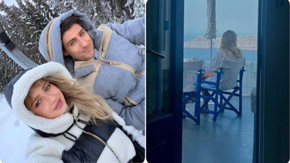 Петър Дочев и Фейгин с един и същ любовен кадър от гръцки курорт