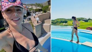 Карина Караньотова заведе чантата си на кални бани